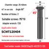 45° CNC Insertable Inner/Outer Chamfer Tool with Up/Down Back-Reaming Holder