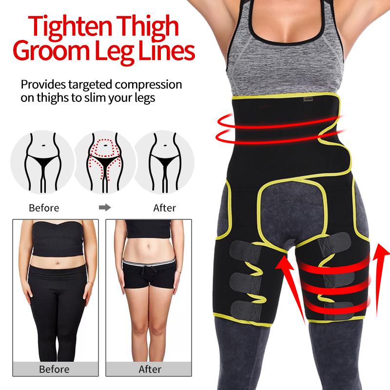 Buy Booty Scrunch Waist Trainer Thigh Support Brace Leg Shaper