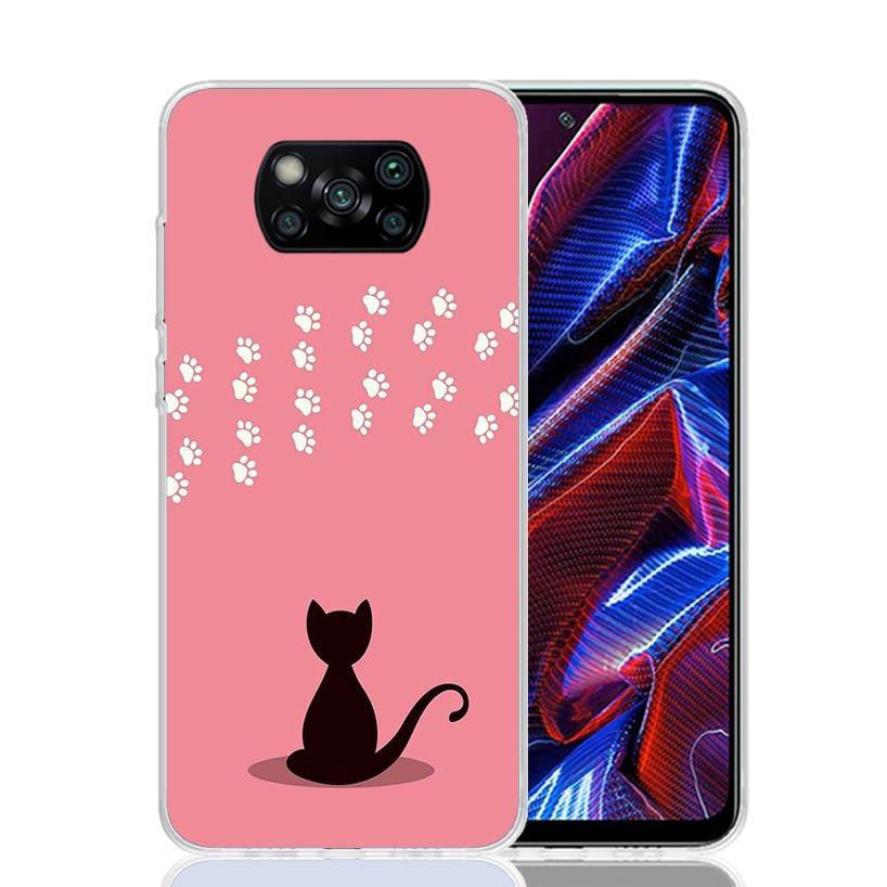 Cat Footprint Funny Paw Cute Phone Case For Xiaomi Poco F7 Ultra X7 X6 Pro X5 Redmi 15 15C 13 13C 12 12C 10 10A 10C 9 9A 9C 9T S
