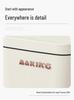 Press-Type Trash Can with Lid and Wheels for Bathroom Crevice