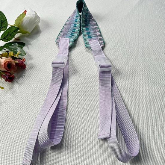 Plånbokssnöre Ersättning Axelrem Broderad Nylon Axelrem Justerbar Handväskrem Ersättning för Män Kvinnor Axelväska