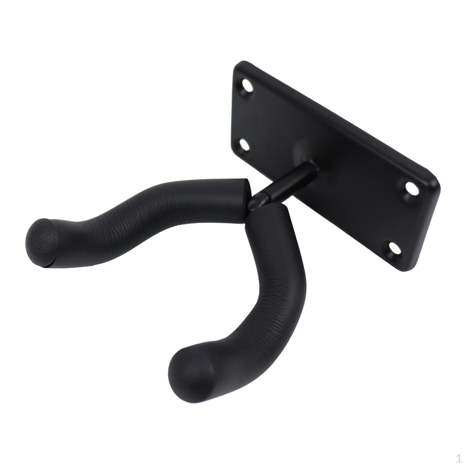 

Guitar Wall Mount Hanger String Instrument Holder Versatile Easy to Install Bracket Hook for