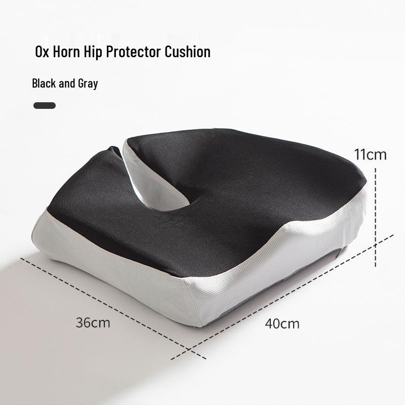 Ergonomic Memory Foam Lumbar Support Cushion for Long-Term Sitting and Posture Improvement