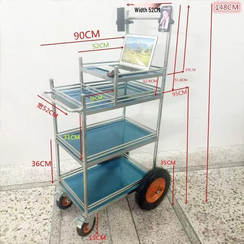 Stainless Steel Portable Multi-Use Vending Cart