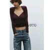 Spring New Women's Clothing Fashion Pure Desire Wind Minimalist Nylon Ruched Long Sleeves Vertical Collar Top 3641315
