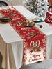 Table track 35x180 cm polyester anti-slip coating multi-colored