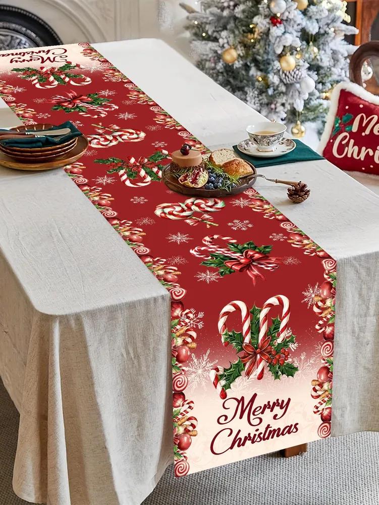 Table track 35x180 cm polyester anti-slip coating multi-colored