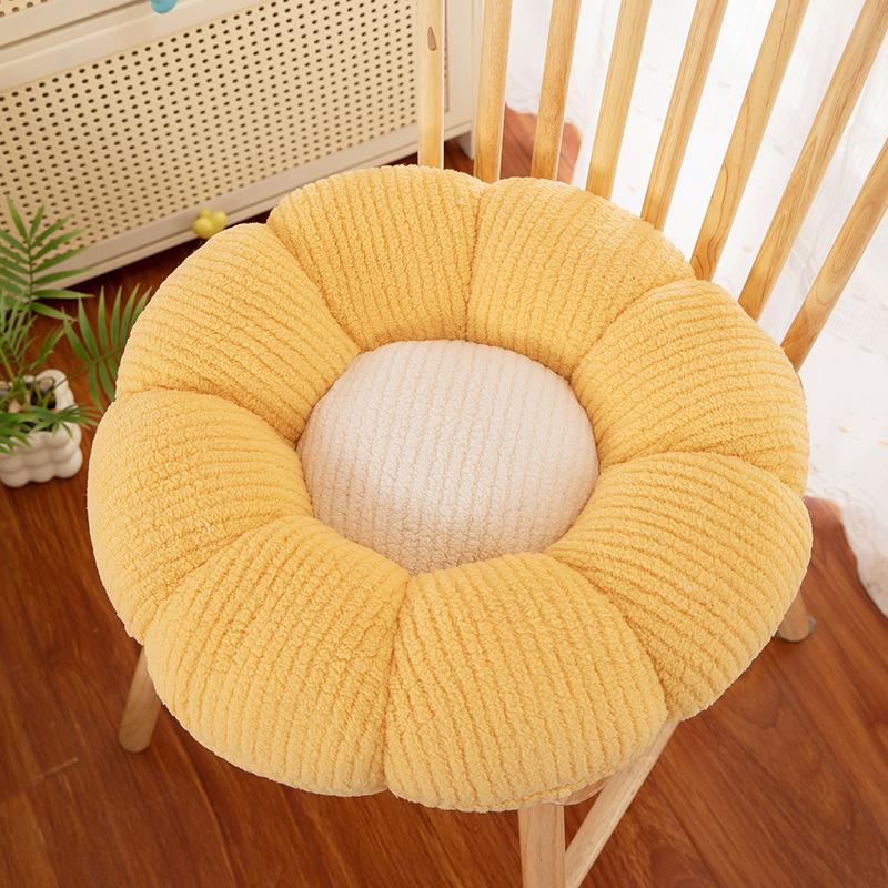 Flower Futon Cushion On The Floor, Home Lazy Sitting Podium Tatami Thickened Bay Window Floor Mat Chair Butt Cushion