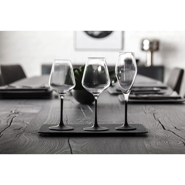 Verre à champagne - Villeroy &amp; Boch - 11-3798-8131 - Noir - 4 pièces - 260 ml