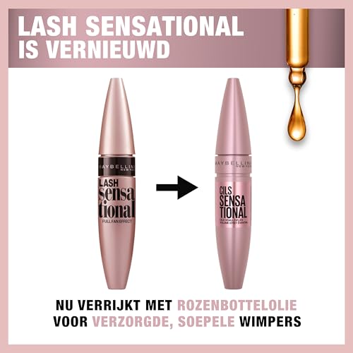 MAYBELLINE Lash Sensational Washable Mascara - Very Black (Parallel Import) 9.5ml