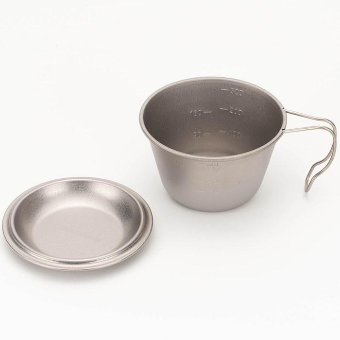 Snow Peak Deep Titanium Sierra Cup with Lid 360ml (Old Style Lid)