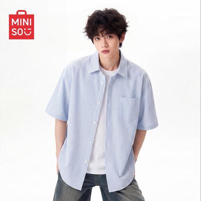 Men's Summer Japanese Style Short Sleeve Casual Shirt