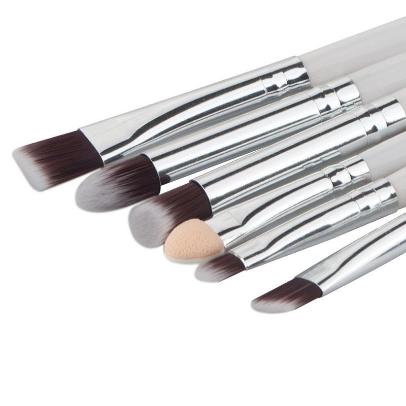 6PCS Eye Makeup Cosmetics Brushes Set Pro Eyeliner Eyeshadow Eyebrow Lip Make Up Brushes
