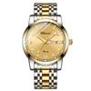CHENXI Men's Quartz Watch Premium Dual Calendar Luminous Waterproof Wristwatch Business-Style Trendy Business Watch