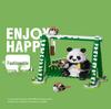 LEGO-Compatible National Treasure Giant Panda Huahua Meng Lan Swing Building Blocks