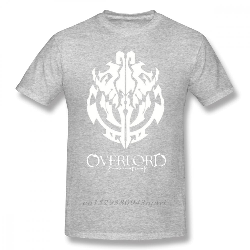 Overlord T-Shirt Overlord Anime Gildenemblem Ainz Ooal Gown T-Shirt Grafisches Kurzarm-T-Shirt Herren Übergröße T-Shirt