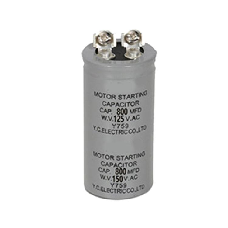 CD60 125V/250V 50UF-1200UF Motor Start Capacitor for Air Conditioning Units and Fans High Temperature Resistance