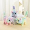 Interactive Electronic Kitten Plush Toy: Walks, Meows, and Wags Tail - Perfect Children's Pet Simulation
