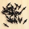 AT21-64 PCS Rubber Anti Vibration Mount Screw Pin Rivet,For PC Case Fans Anti Vibration