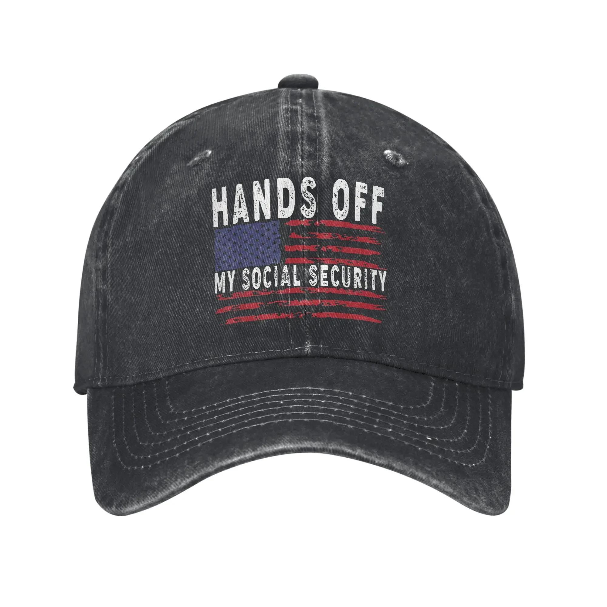 Hands Off Protest Statement April 5 2025 Trucker Hat Outfit For Unisex Baseball Cap Vintage Wear Sun Caps Adjustable One Size