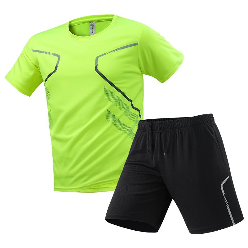 Summer Set Men's Casual Sports Short Sleeved Set Men's Two-piece Set