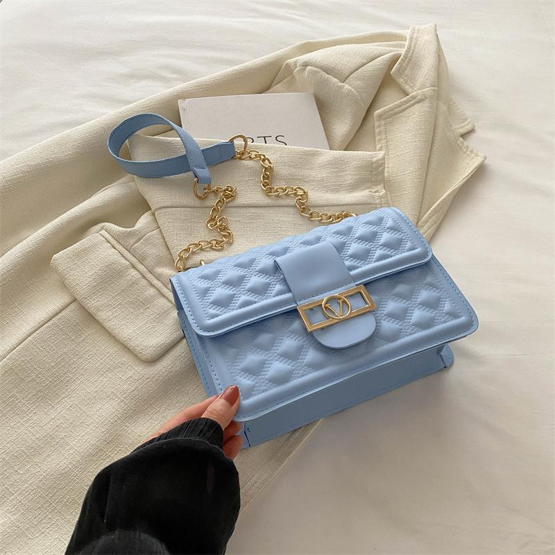 

Новая модная и стильная повседневная сумка через плечо большой емкости летом, красивая модная маленькая квадратная сумка через плечо