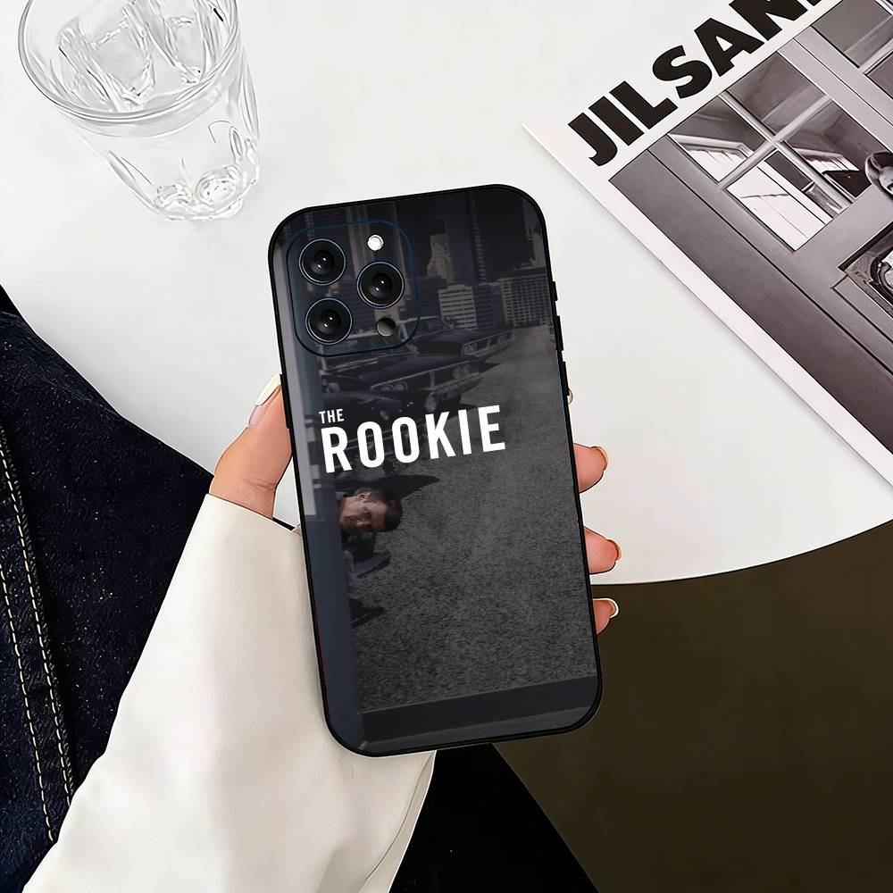 

The R-rookie TV Phone Case For iPhone 17,16,15,14,13,12,11 Plus,Pro Max,XS,Soft Silicone Black Cover iPhone13