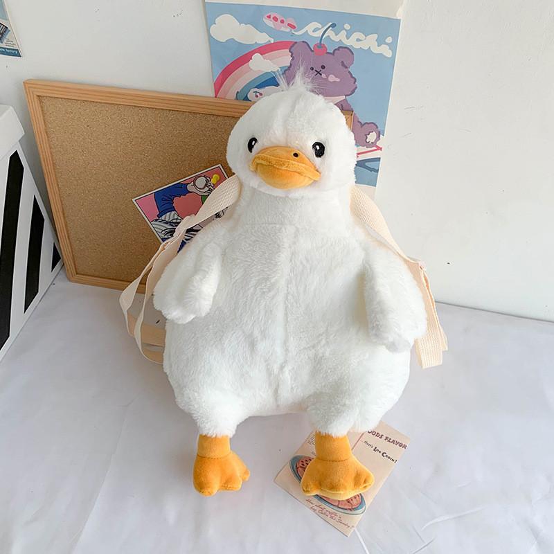 Duck Rabbit Cute Plush Backpack Cartoon Shoulder Straps Child Bag Gift Cute