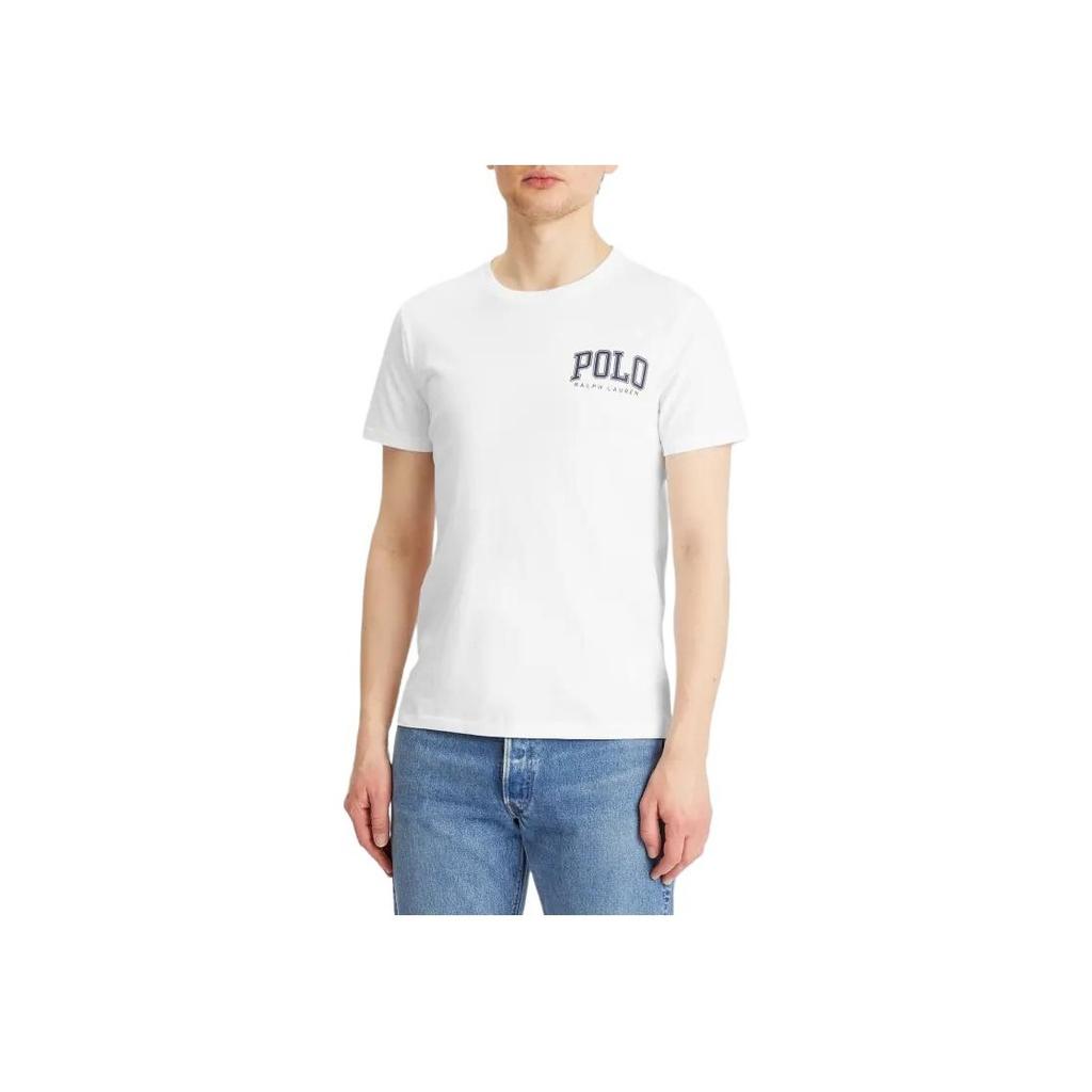 Polo Ralph Lauren Slim Fit Crew Neck T-Shirt Men Tops White 710960572-004