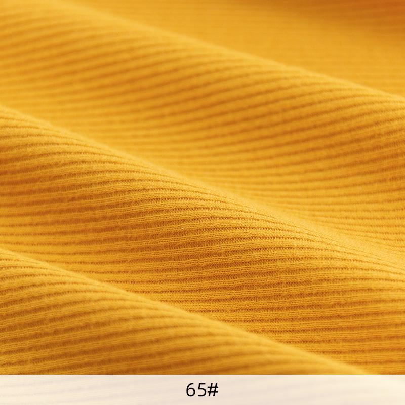 135x45CM Pure Cotton Rowan Fabric 2 * 2 Rib Knit Fabric For T-shirts, Dress Fabrics, DIY Sewing Cloth A0275