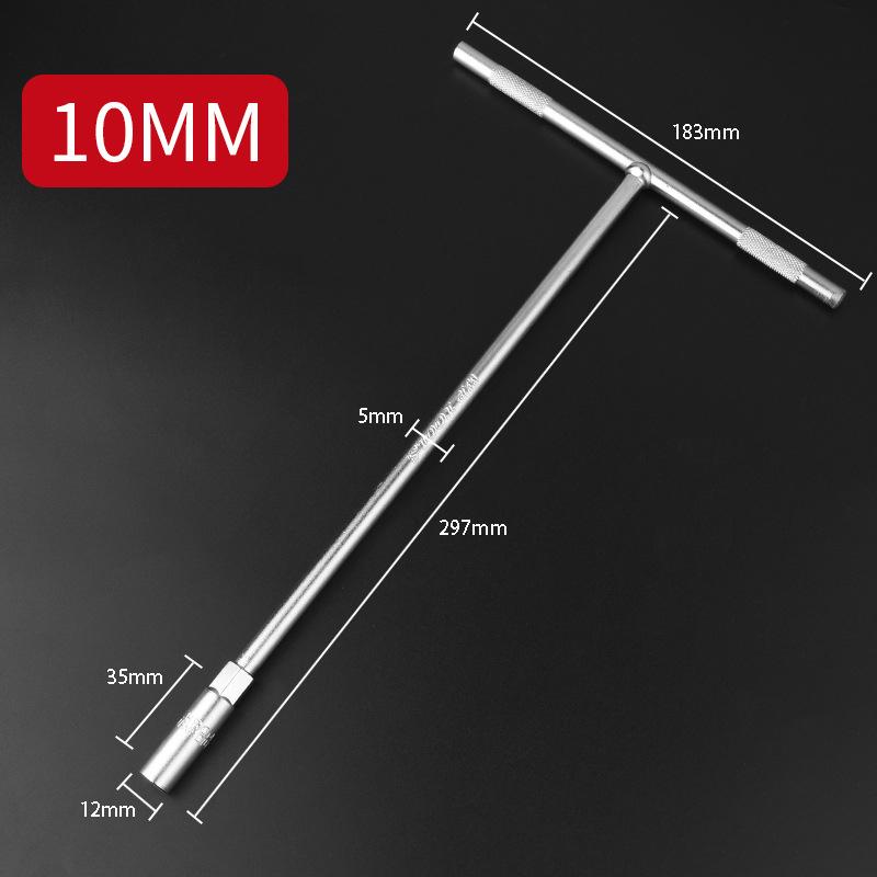 6-19mm T-Stil Steckschlüssel Mechaniker Schraubendreher Reparatur Steckschlüsselsatz Auto Mechanische Werkstattwerkzeuge Sechskantschlüssel Handwerkzeuge Mutternschlüssel