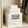 Large Capacity Visible Clothes Storage Box Folding Clothes Moving Box  Daily Sundries