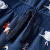 Navy Blue Long-sleeved Dress for Children 92/104/116/128/140