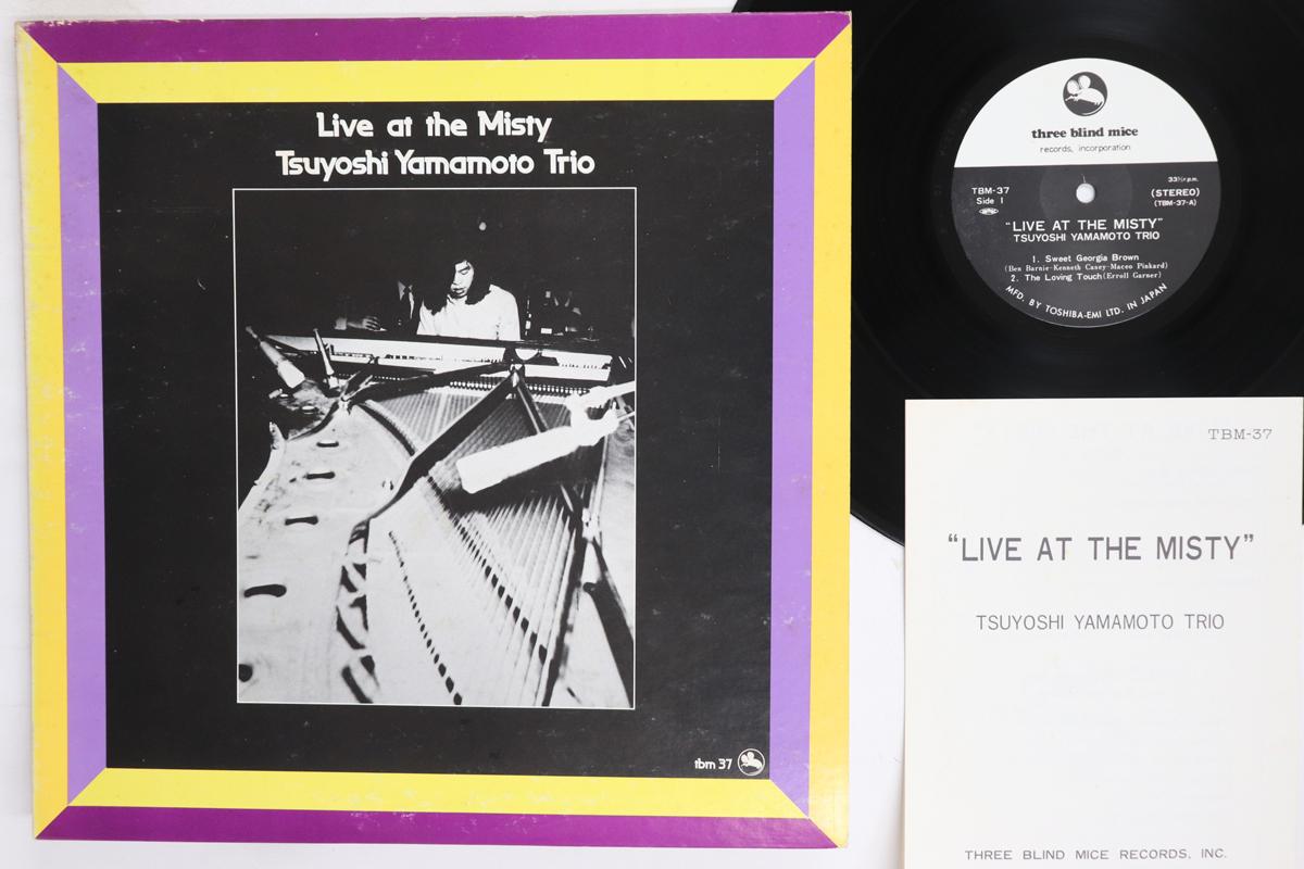 

LP Record TSUYOSHI YAMAMOTO Live At The Misty TBM37 THREE BLIND MIC 1974 Japan Jazz Used
