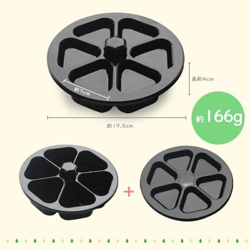 Onigiri Maker, Onigiri Mold, 6-Hole, Onigiri Master, Rice Ball Maker, Rice Ball Press, Food Sanitation Law Compliant