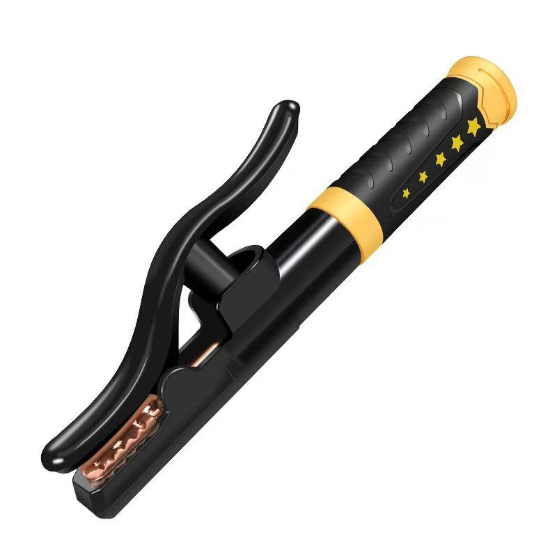 Black King Kong 1000A Heavy-Duty Welding Pliers with Heat-Resistant Pure Copper Construction and Drop-Proof Rubber Handle
