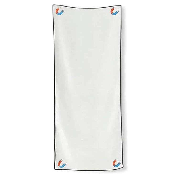 Tragbares Strandtuch mit magnetischem Verschluss, schnell trocknend, Übergröße für Camping, Fitnessstudio und Familienurlaube