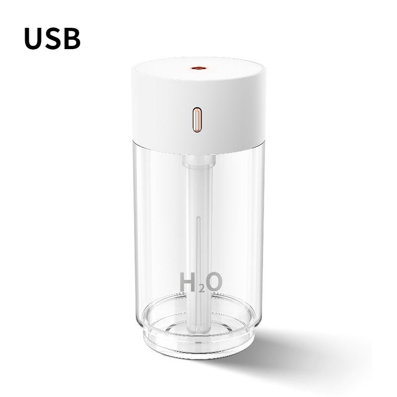

280 мл увлажнитель воздуха портативный USB перезаряжаемый распылитель со светодиодной подсветкой для авто аксессуары для дома и офиса увлажнитель воздуха для автомобиля White USB Models
