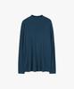 ESN Half Turtleneck Knit T-Shirt Deep Blue