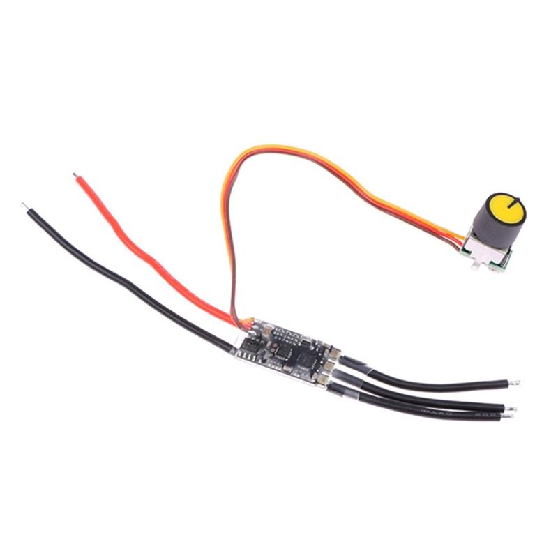 7-26V Three-Phase Brushless Electronic Starter Driver Electronic Starter Drive Board Speed Controller Regulator for 2-6S