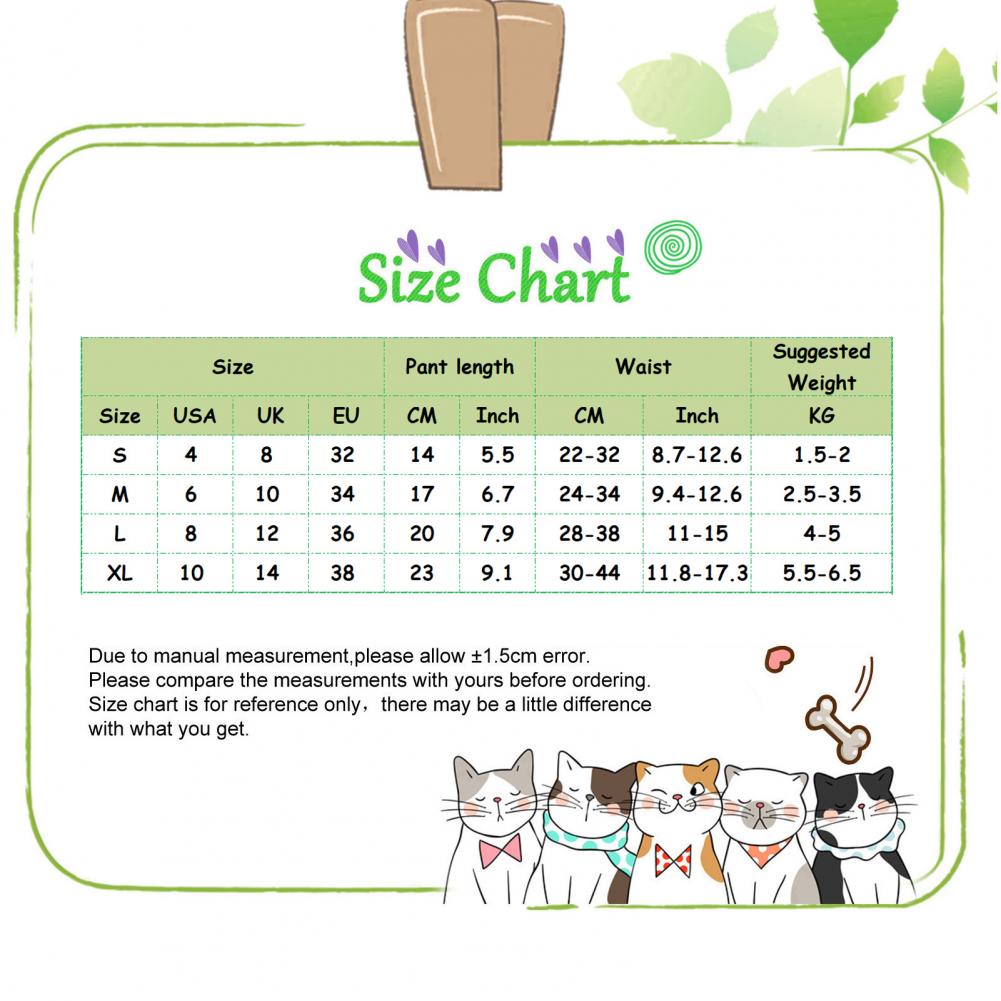 Pet Briefs Diaper Bow-knot Decoration Washable Cotton Shorts Dog Pets Dog Diaper Sanitary Physiological Pants Pet Supplies