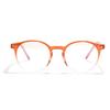 Xunge Unisex Round TR90 Glasses - Candy Colors, Korean Academy Style, Sweet No Makeup Look