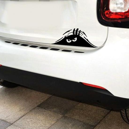 1x Eyes Monster Peeper Scary Bumper Window Vinyl Decal Car Stickers Accessories