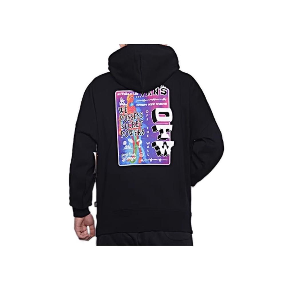 Vans Graphic Print Pullover Hoodie Men Hoodies Black VN0A5H7TBLK