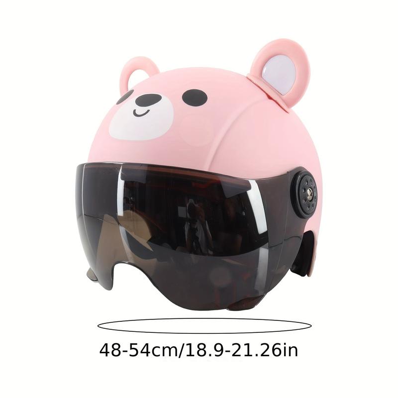 Casco de Montar para Niño Ajustable Apariencia Adorable Ultraligero Absorbente de Impactos ABS Casco de Seguridad para Patineta Bici de Niño para Niño