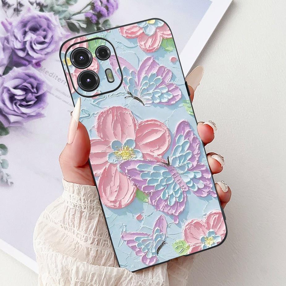 For Motorola Moto Edge 20 Lite Case XT2139-1 Cute Painted Cover Soft TPU Phone Case For Motorola Edge 20 Pro Edge20 Fusion Shell