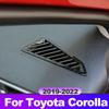 For Toyota Corolla E210 -  2024 ABS Car Styling Dashboard Air Outlet Bezel Trim Ring Frame Cover Sticker Accessories