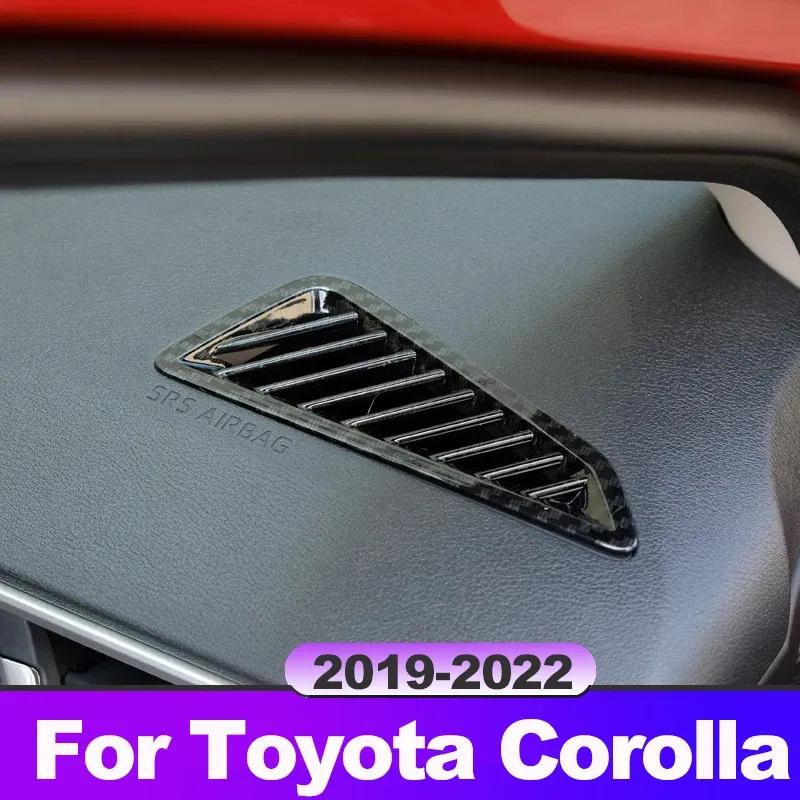 For Toyota Corolla E210 -  2024 ABS Car Styling Dashboard Air Outlet Bezel Trim Ring Frame Cover Sticker Accessories