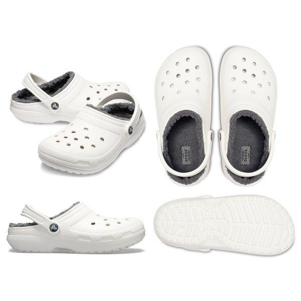 

Crocs 203591 10m Classic Line Clogs white/light gray/M8W10(265mm)