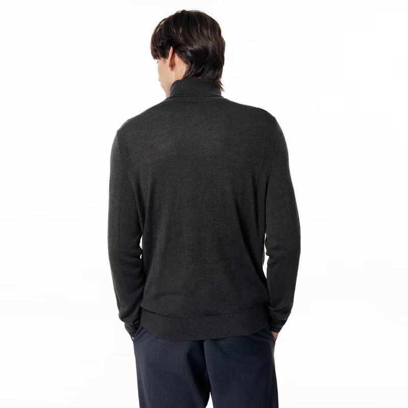 J.Lindeberg Men's Basic High-Neck Wool Blend Knit Sweater 52533E007